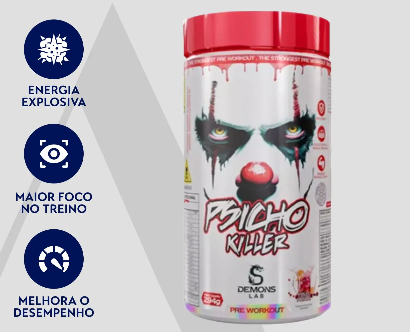 Pré-Treino Psicho Killer | Fruit Punch | 294g