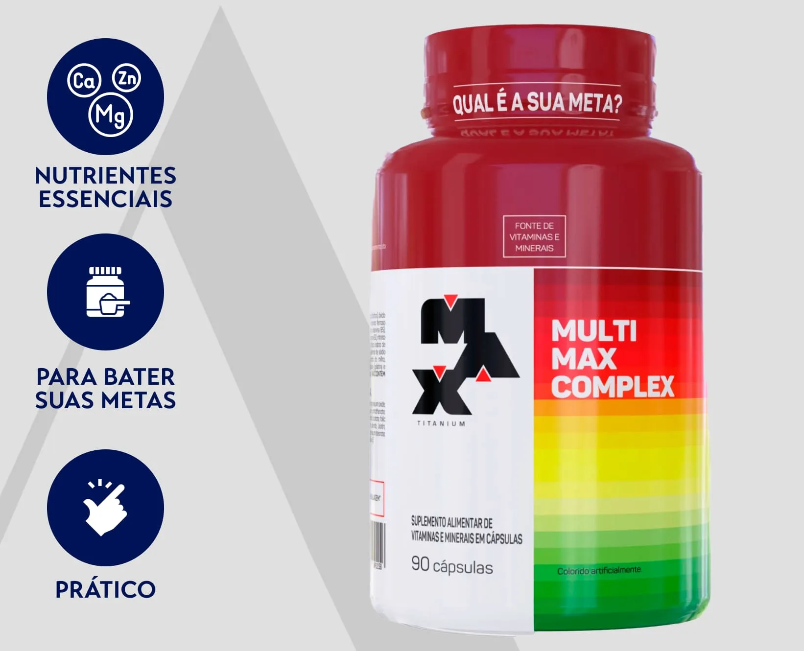 Multimax Complex | Max Titanium | 90 Cápsulas